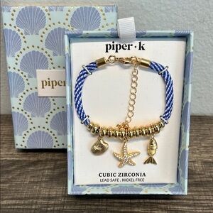 🐚 Charming Piper K Ocean-Inspired Bracelet! 🌊✨